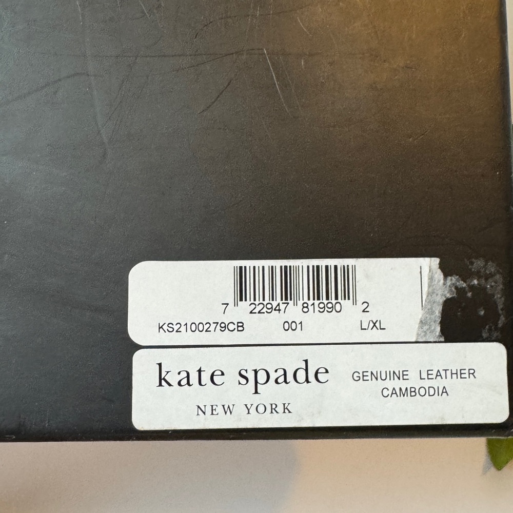 Kate Spade Black Leather Adjustable Belt Bag L/XL - Picture 3 of 3
